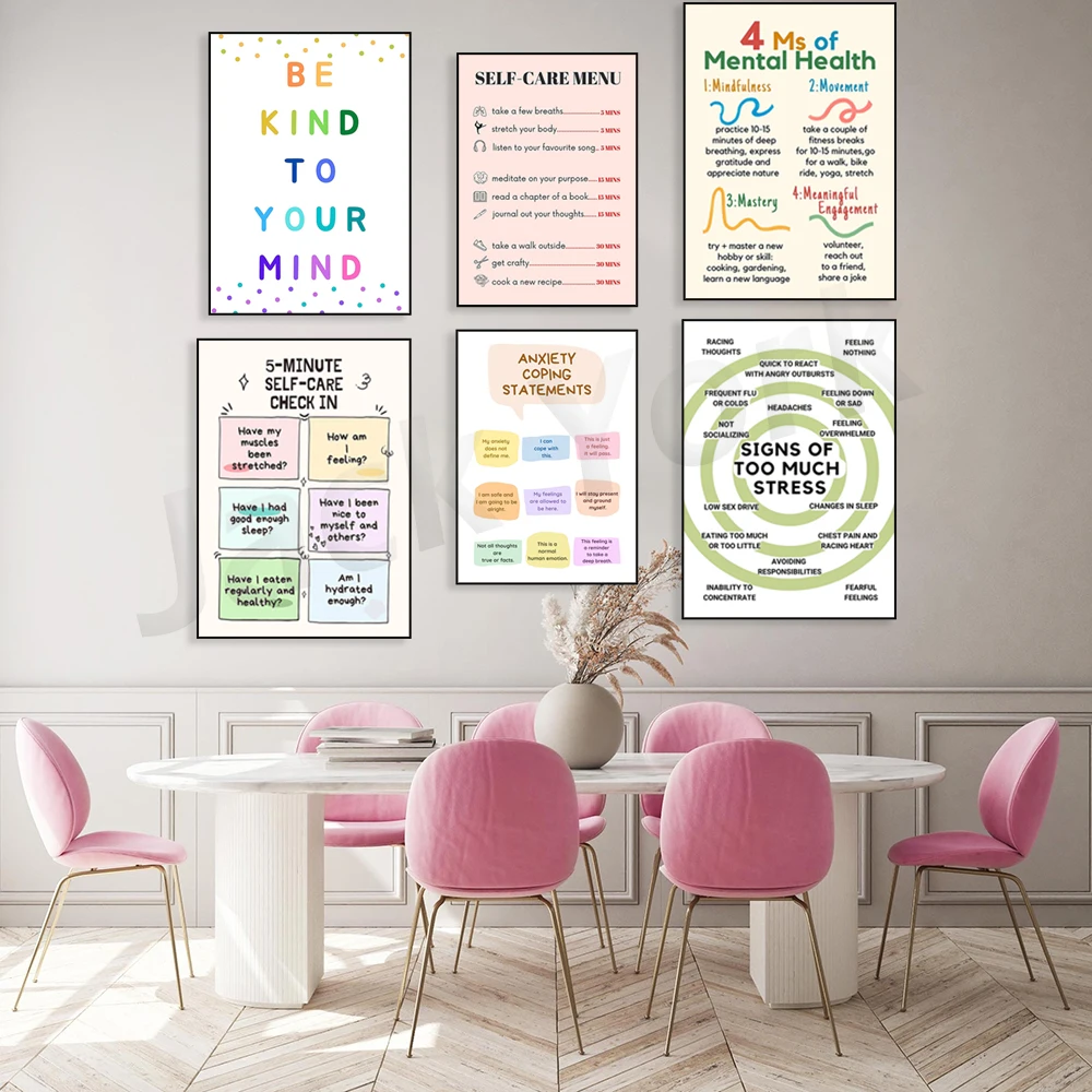 Self Care Check In Poster, Men - огляд і ціна Therapy Health And Wellness