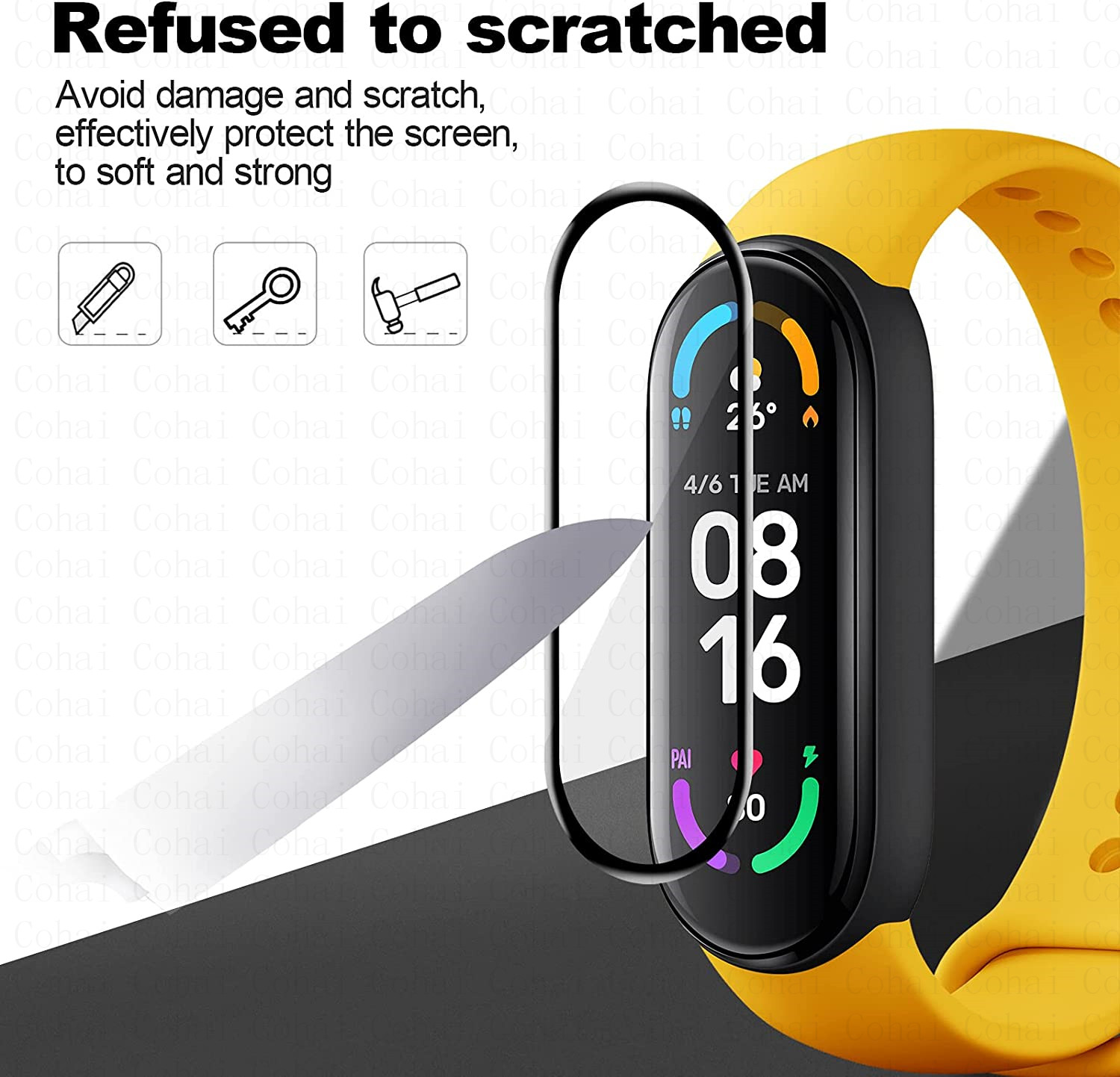 9D Tempered Glass For Xiaomi M - огляд і ціна Health Wellness Bracelet