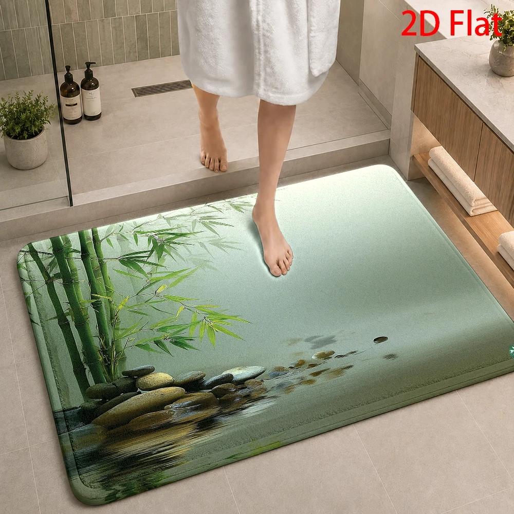 Waterproof Bathroom Bath Rug M - огляд і ціна Bamboo Bath Mat