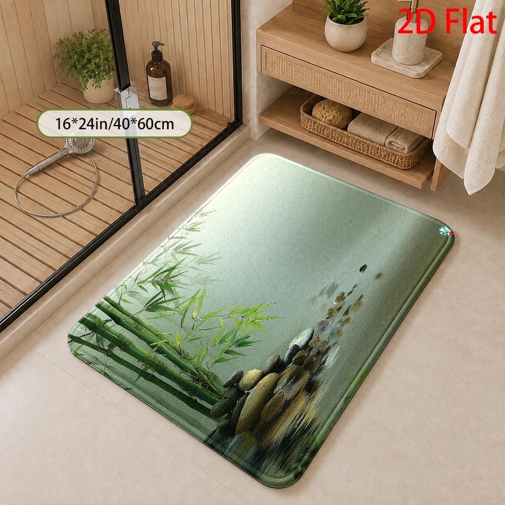 Waterproof Bathroom Bath Rug M - огляд і ціна Bamboo Bath Mat