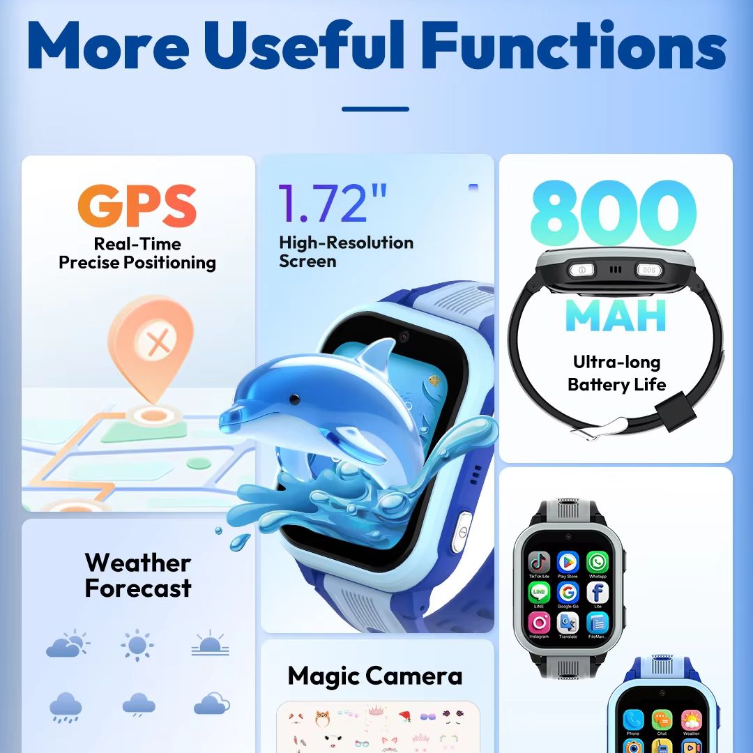 Wonlex 4G Kids Smart Watch KT4 - огляд і ціна Health Wellness Bracelet