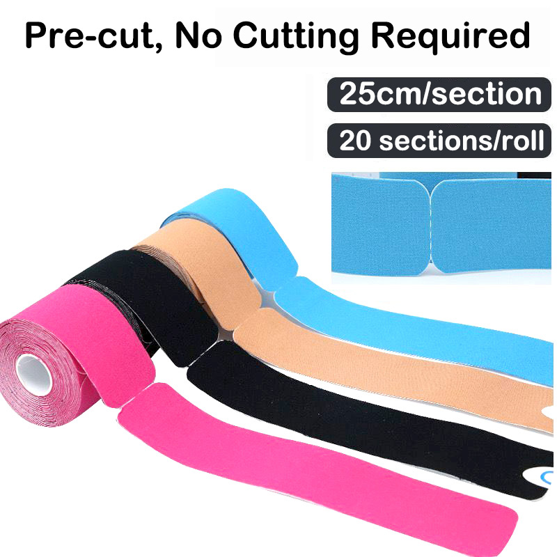 5cmX5m Pre Cut Kinesiology Tap - огляд і ціна Sports Taping Precut