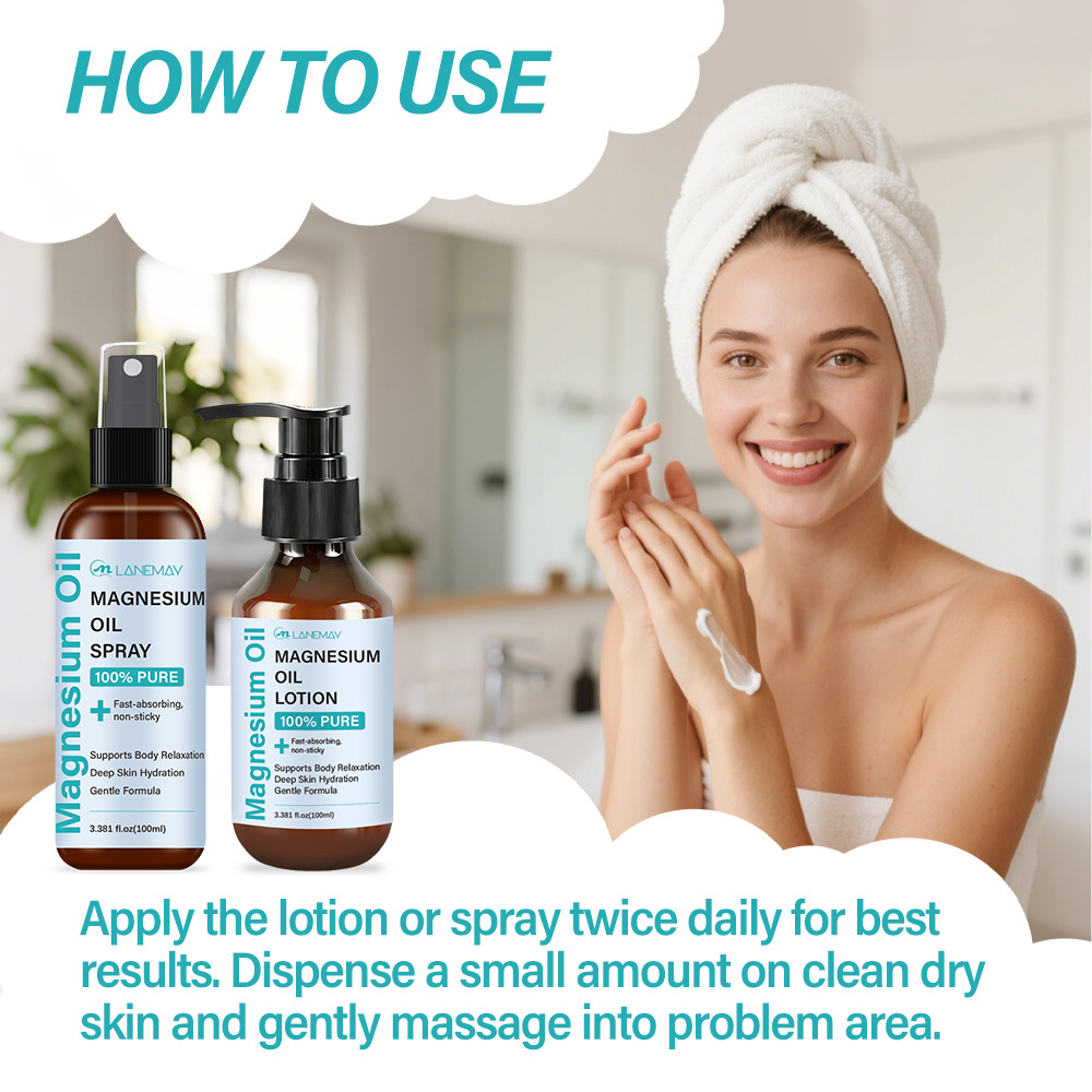 Magnesium Oil Spray & Lotion S - огляд і ціна Bath Salts Magnesium