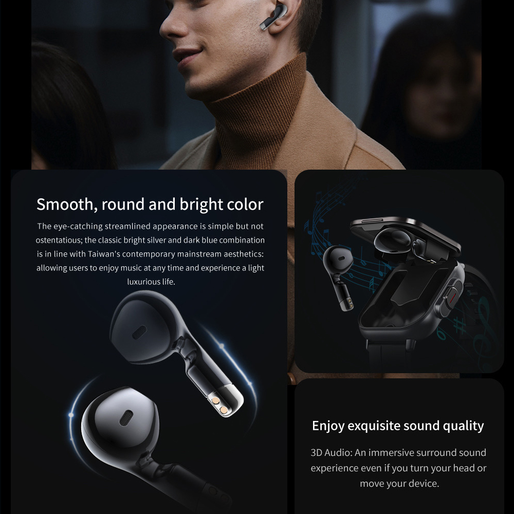 BT Call Blue Tooth Headphones  - огляд і ціна Health Wellness Bracelet
