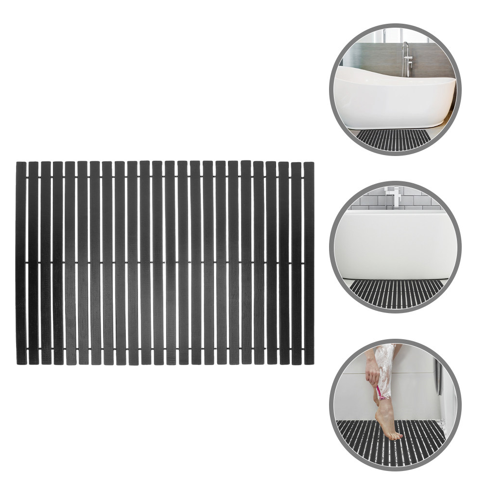 Non Slip Bamboo Bath Mat for S - огляд і ціна Bamboo Bath Mat