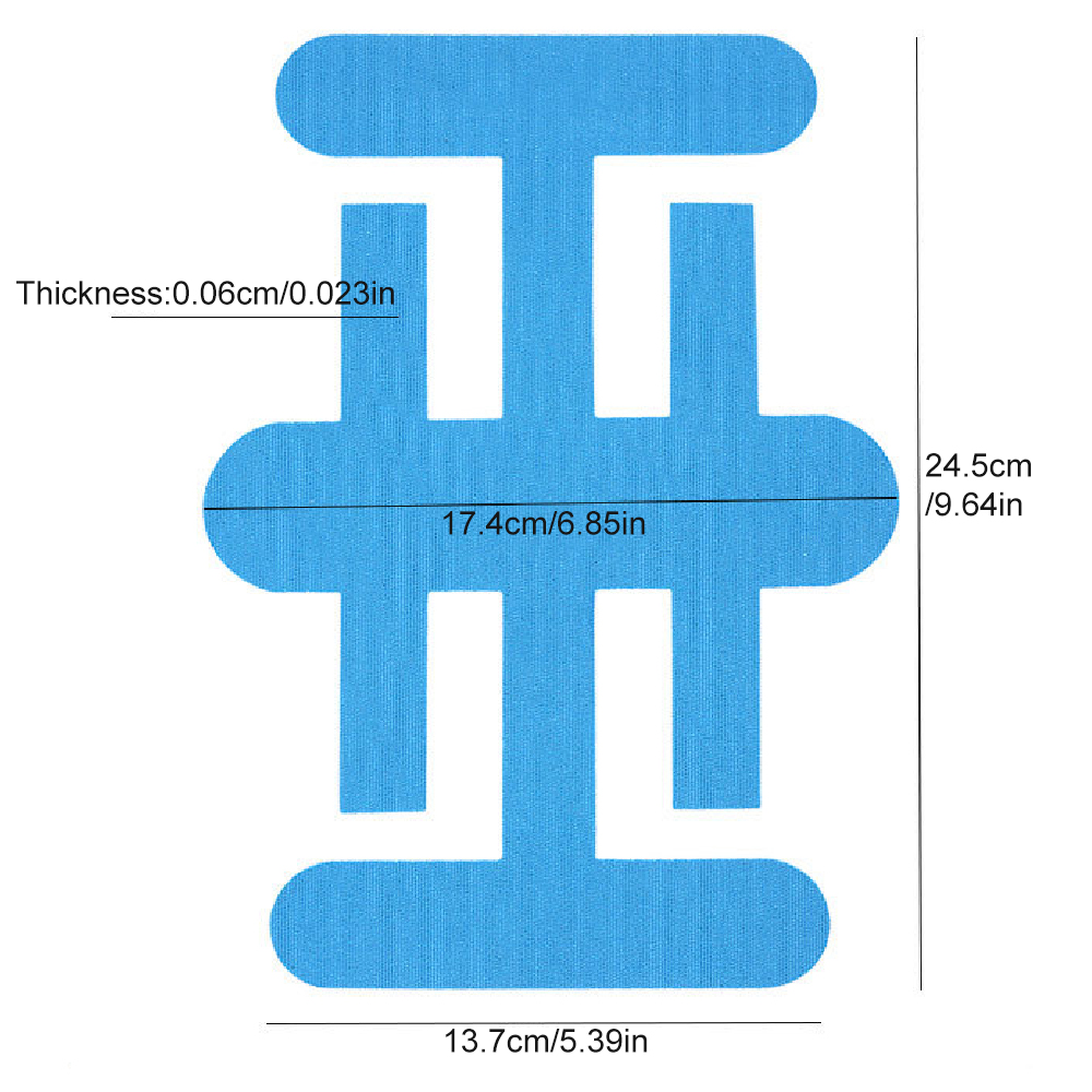 10PCS Precut Knee Kinesiology  - огляд і ціна Sports Taping Precut