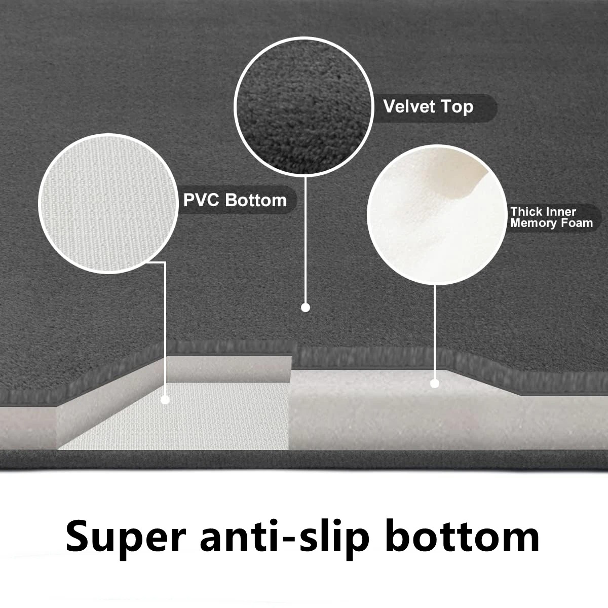 Absorbent Floor Mat Non Slip B - огляд і ціна Bamboo Bath Mat