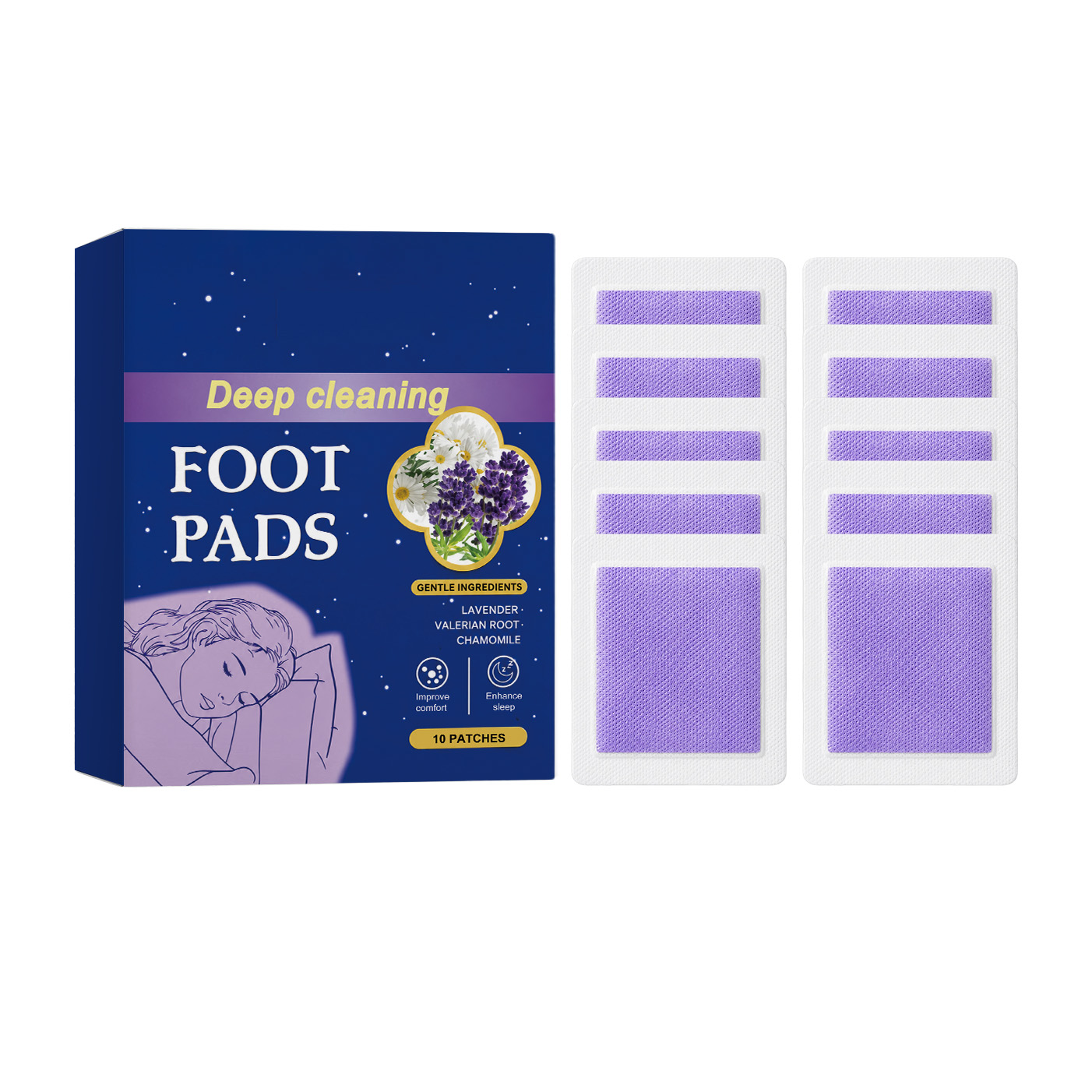 Deep Sleep Foot Patches Improv - огляд і ціна Detox Foot Patch