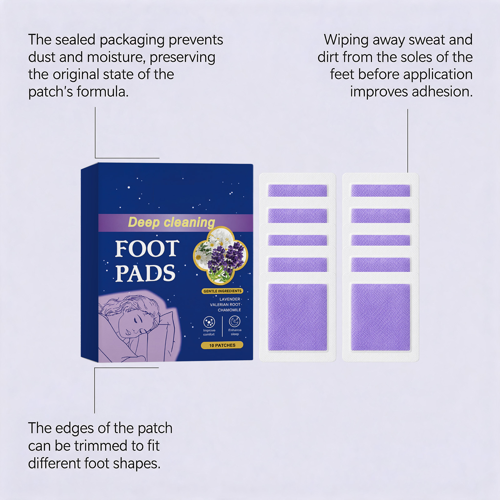 Deep Sleep Foot Patches Improv - огляд і ціна Detox Foot Patch